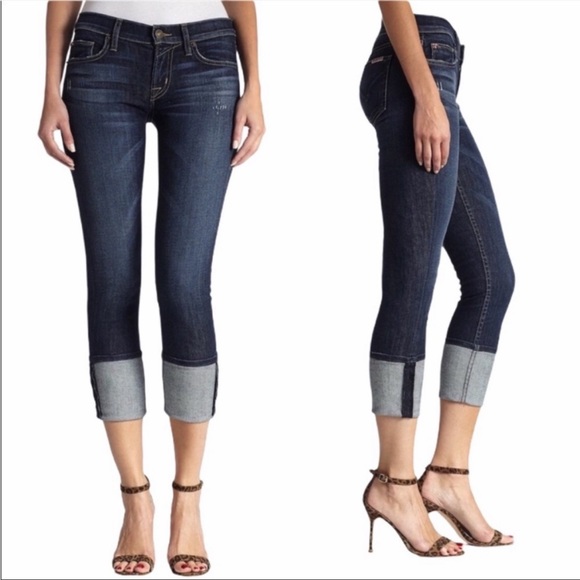LAST CALL Hudson Muse Crop Skinny Jeans Hemmed to 26” Inseam. Women’s 30 - Picture 3 of 16